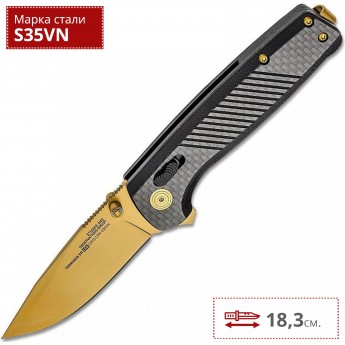 Нож SOG TERMINUS XR LTE CARBONE GOLD TM1033